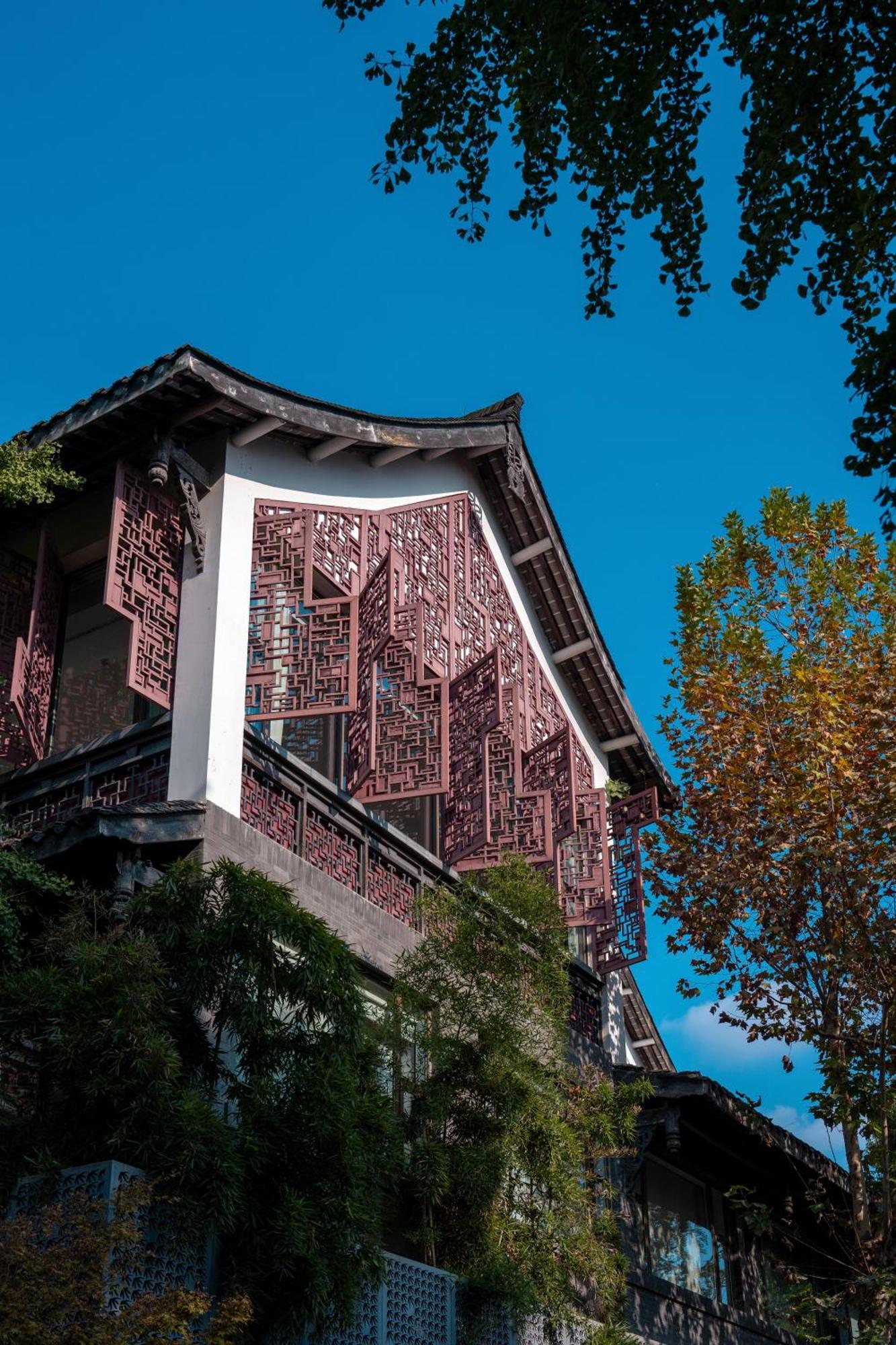 Guanyin Yiyuntai Hotel Chengdu Buitenkant foto