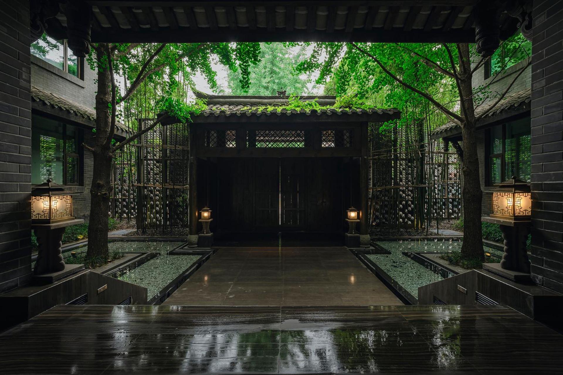 Guanyin Yiyuntai Hotel Chengdu Buitenkant foto