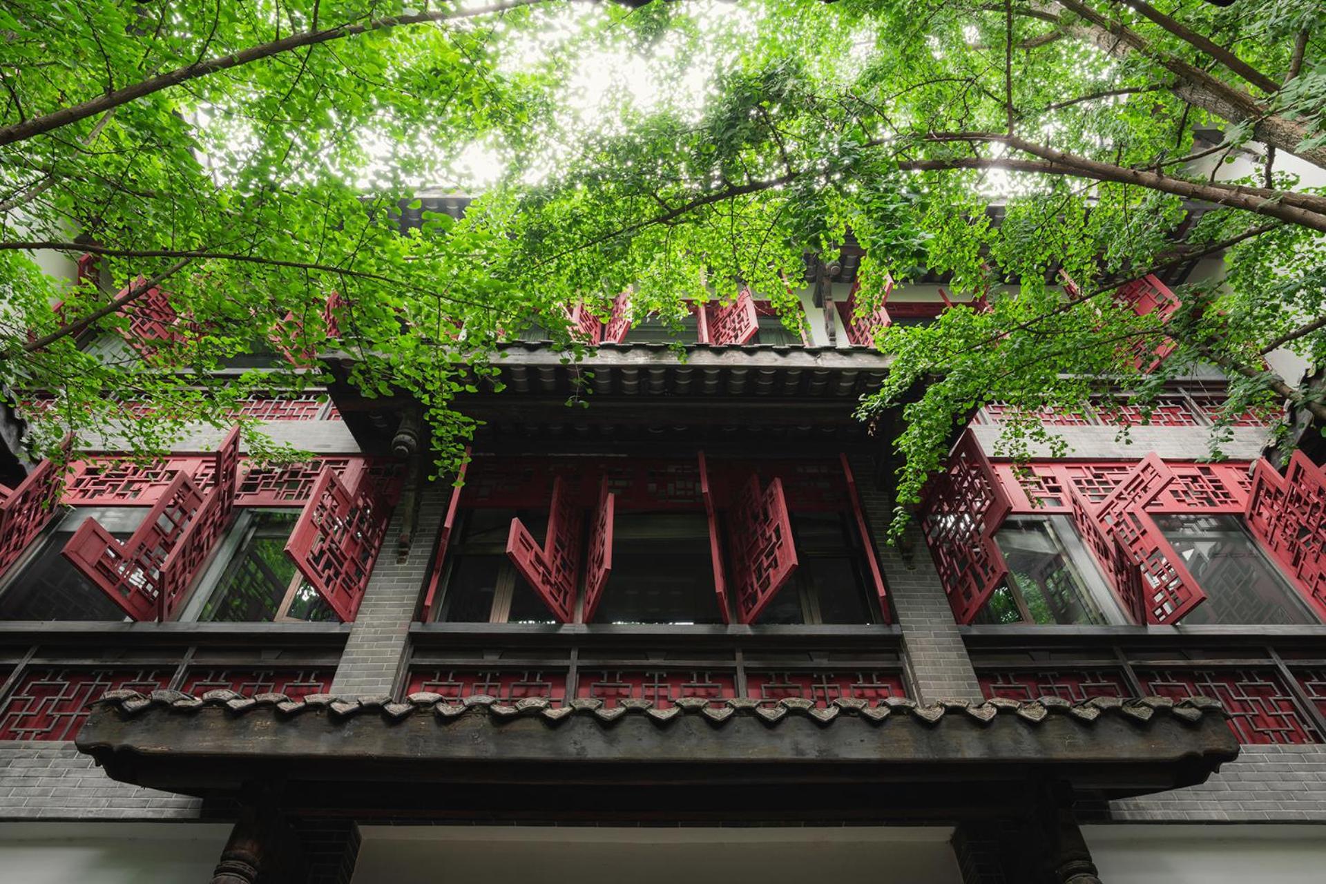 Guanyin Yiyuntai Hotel Chengdu Buitenkant foto